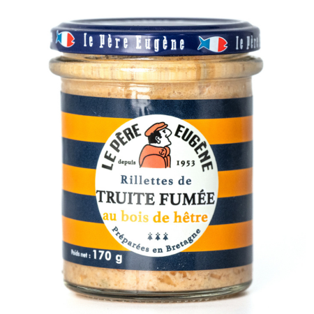 RILLETTES DE TRUITE FUMEE PERE EUGENE 90G