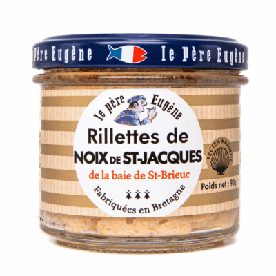 rillettes de noix de saint jacques baie de saint brieuc