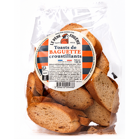 sachet de toasts croustillants Le Père Eugène