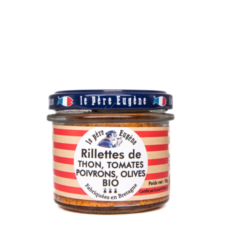 Rillettes de Thon tomates et olives BIO