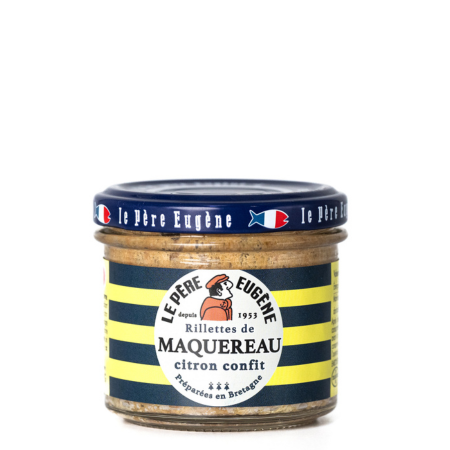 RILLETTES MAQUEREAU & CITRON CONFIT PERE EUGENE 90G