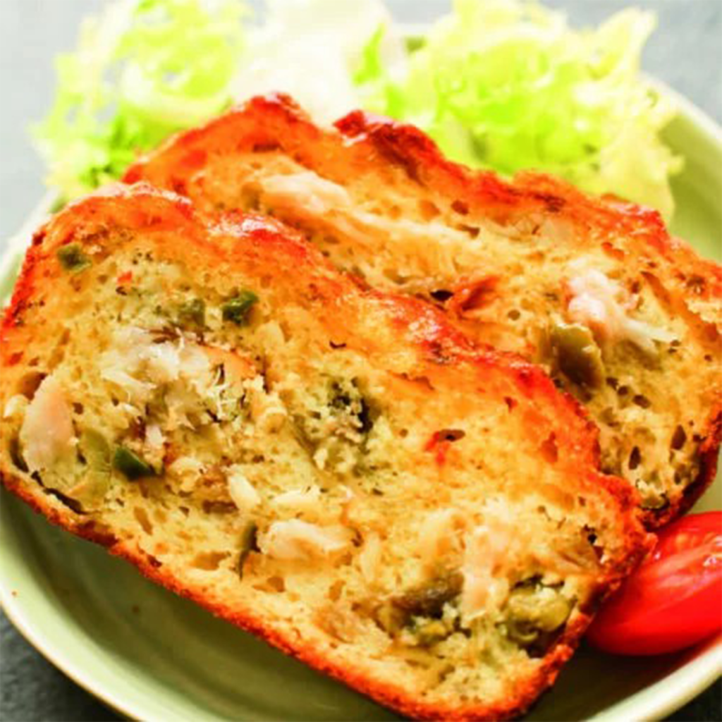 Recette de cake aux olives et aux rillettes de maquereau