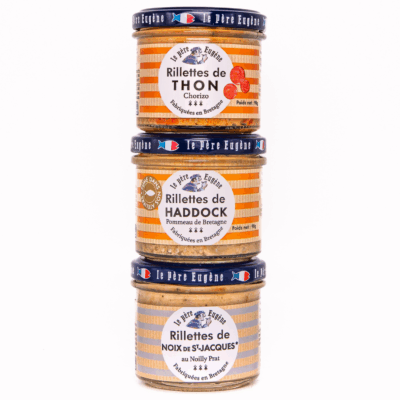 coffret rillettes sardines + thon