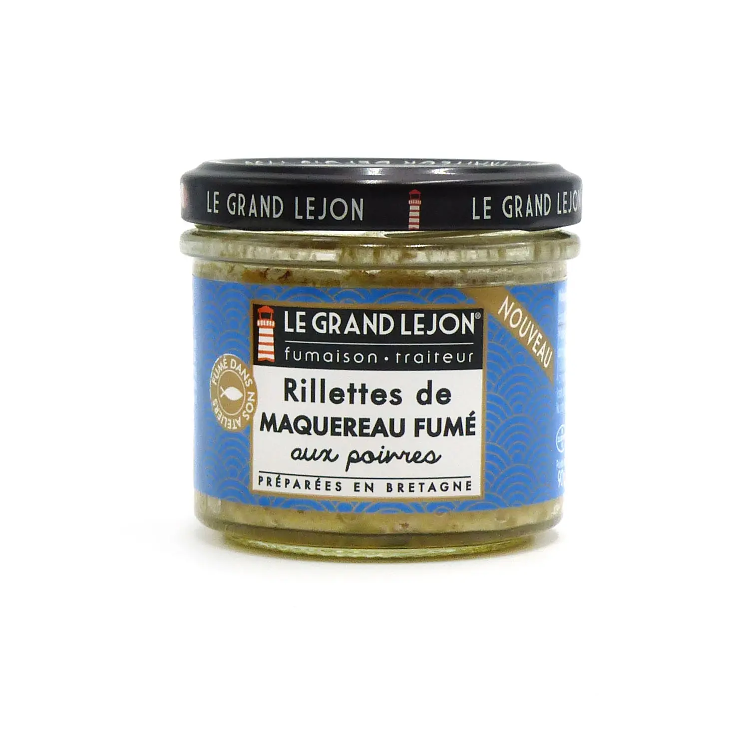RILLETTES DE MAQUEREAU FUME AUX POIVRES