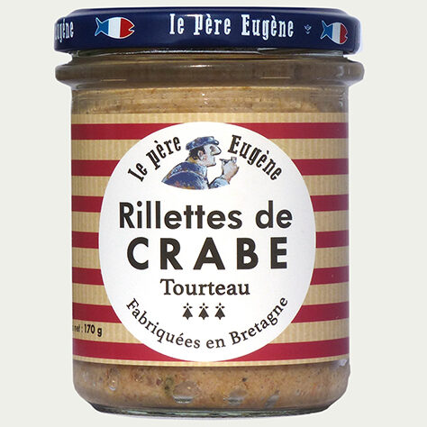 Rillettes de crabe tourteau