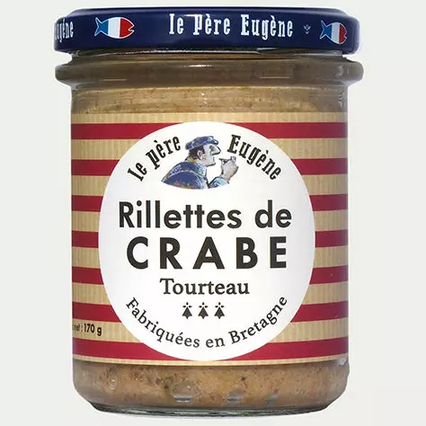 Rillettes de crabe tourteau