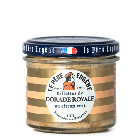 RILLETTES DORADE ROYALE CITRON VERT PERE EUGENE 90G