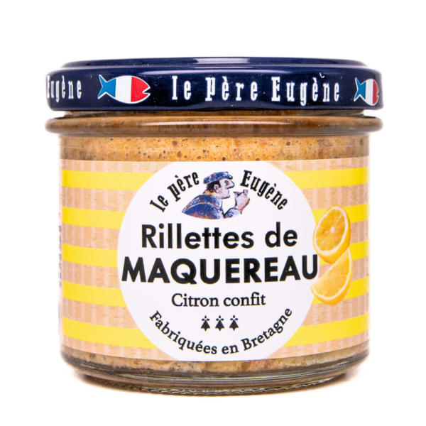 rillettes de maquereau citron en marinade boutique en ligne père eugene