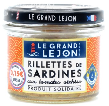 Rillettes sardines tomates séchées SNSM