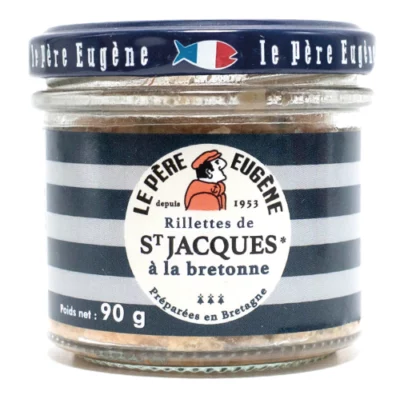 Rillette de noix st Jacques à la bretonne